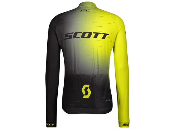Scott Shirt M`s RC Pro l/sl Gul/Sort S Sykkeltrøye med lang arm